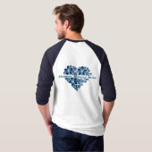 Floral Love Heart T-shirt (Achterkant volledig)