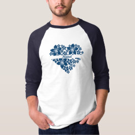 Floral Love Heart T-shirt