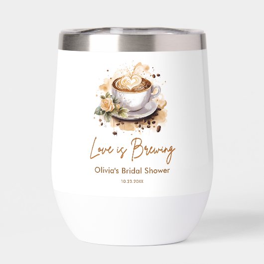 Floral Love is het brouwen van bruin Vrijgezellenf (Achterkant)