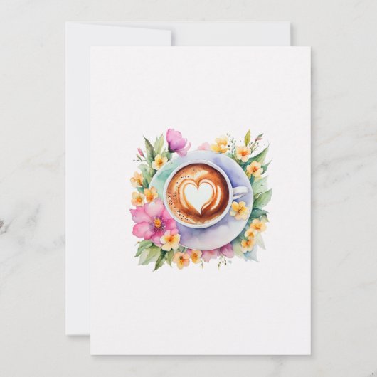 Floral Love is Vrijgezellenfeest brouwen Kaart (Achterkant)