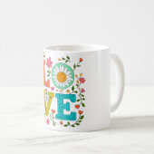 Floral Love Koffiemok (Voorkant rechts)