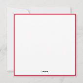 Floral LOVE Letters Valentijns Feestdagenkaart (Achterkant)