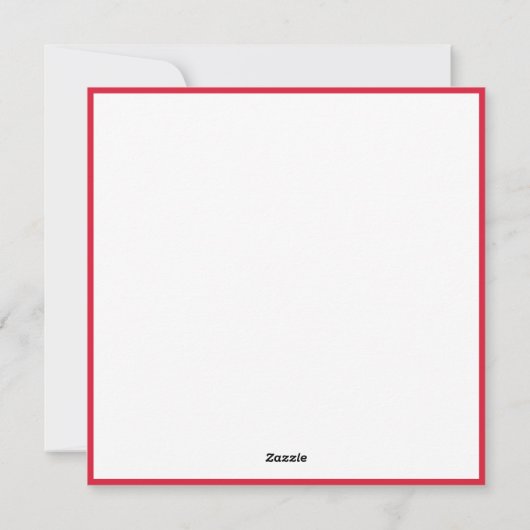 Floral LOVE Letters Valentijns Feestdagenkaart (Achterkant)