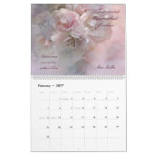 Floral Love Quotes 2023 Calendar Kalender (Feb 2027)