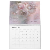 Floral Love Quotes 2023 Calendar Kalender (Feb 2027)