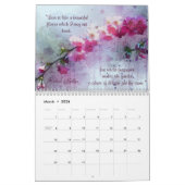 Floral Love Quotes 2023 Calendar Kalender (Mar 2026)