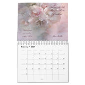 Floral Love Quotes 2023 Calendar Kalender (Feb 2027)