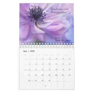 Floral Love Quotes 2023 Calendar Kalender