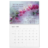 Floral Love Quotes 2023 Calendar Kalender (Mar 2026)