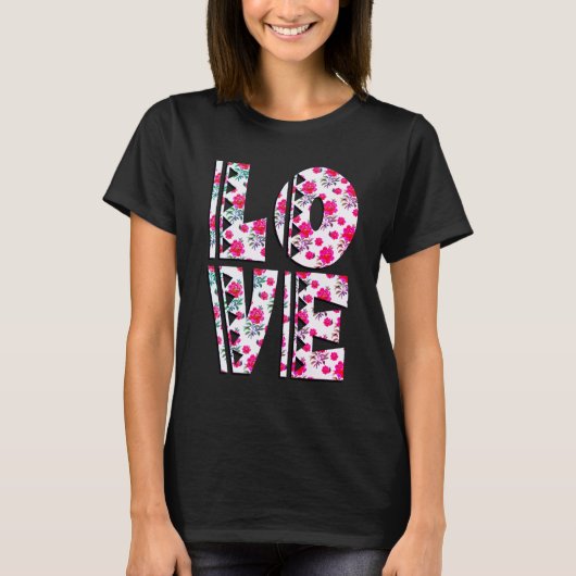 Floral Love T-Shirt (Voorkant)