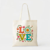 Floral Love Tote Bag (Voorkant)