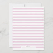 Floral Love Valentijnsdag Kaart - Mauve (Achterkant)