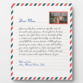 Floral Lovely handgeschreven liefde oma bericht Fotoplaat (Voorkant)