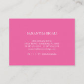 Floral Loyalty Kaarten voor Tropical Business (Achterkant)