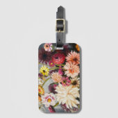 floral luggage tag bagagelabel (Voorkant (verticaal))