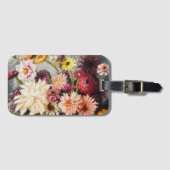 floral luggage tag bagagelabel (Voorkant (horizontaal))