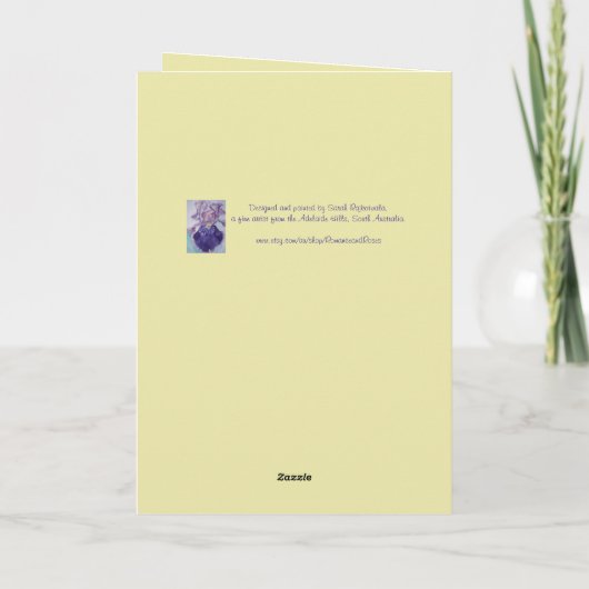 Floral luistert naar uw Kaart met uw intuïtieve st (Achterkant)