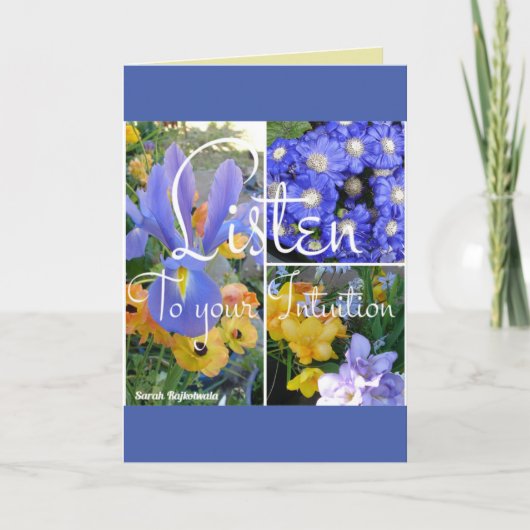 Floral luistert naar uw Kaart met uw intuïtieve st (Voorkant)