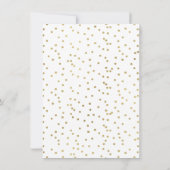 Floral Lunch & Bubble Bridal Shower Invitation Kaart (Achterkant)