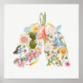 Floral Lungs Poster (Voorkant)