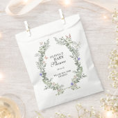 Floral Lush Wildflowers Boho Baby shower Dank u Bedankzakje (Geknipt)