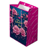 Floral Luxury Beautiful Love Popular Collection Medium Cadeauzakje (Achterkant Gekanteld)