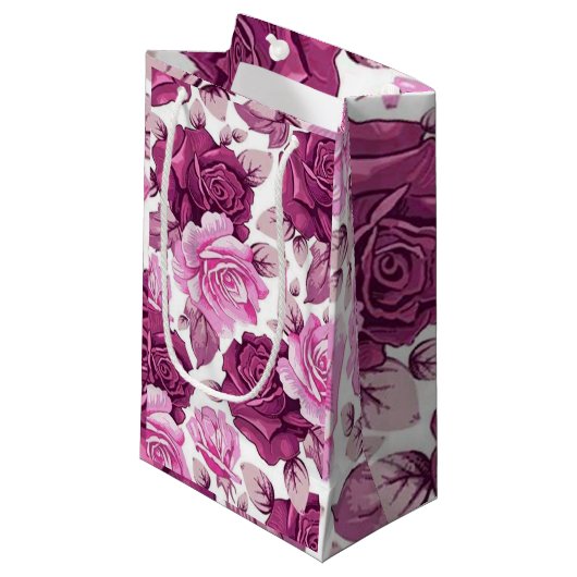 Floral Luxury Klein Cadeauzakje (Voorkant Gekanteld)
