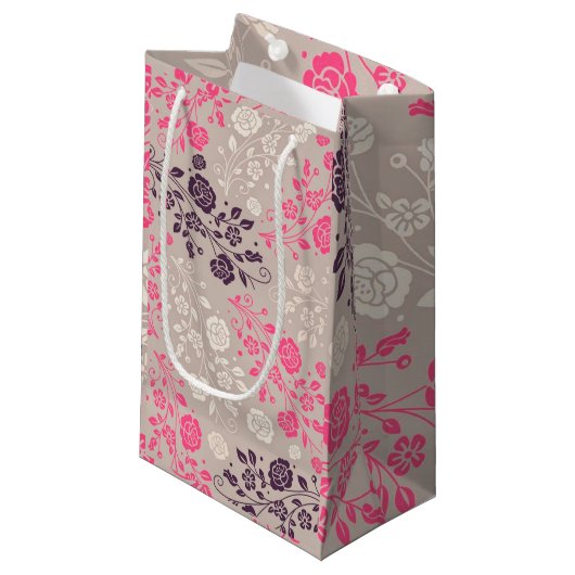Floral Luxury Klein Cadeauzakje (Voorkant Gekanteld)
