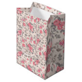Floral Luxury Medium Cadeauzakje (Voorkant Gekanteld)