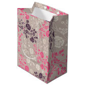 Floral Luxury Medium Cadeauzakje (Voorkant Gekanteld)