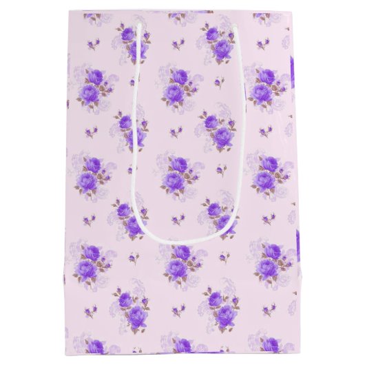 Floral Luxury Medium Cadeauzakje (Achterkant)