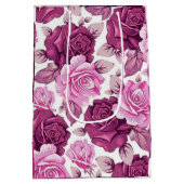 Floral Luxury Medium Cadeauzakje (Achterkant)