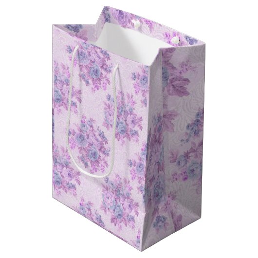 Floral Luxury Medium Cadeauzakje (Voorkant Gekanteld)