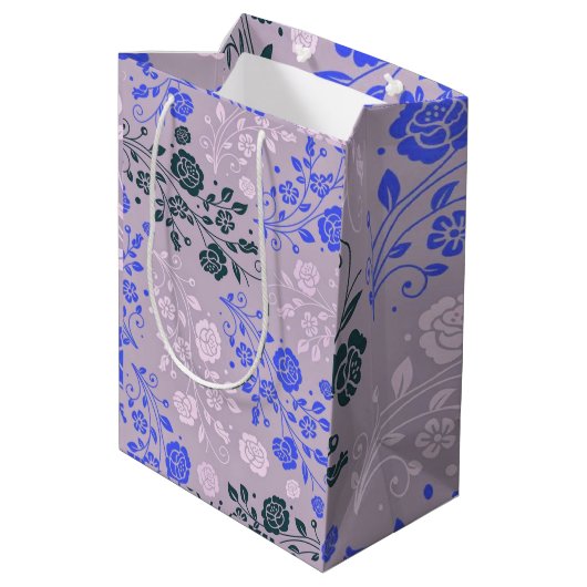 Floral Luxury Medium Cadeauzakje (Achterkant Gekanteld)