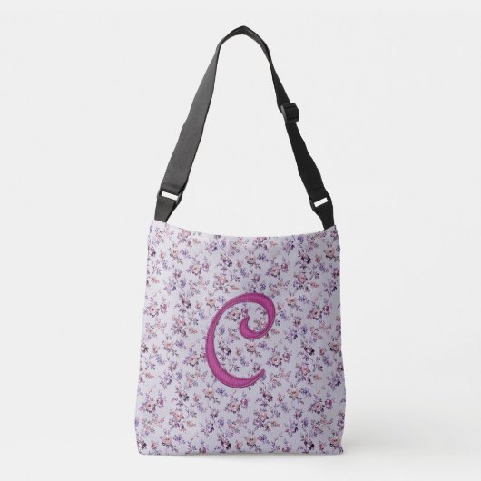 Floral Luxury Monogram C Crossbody Tas (Voorkant)