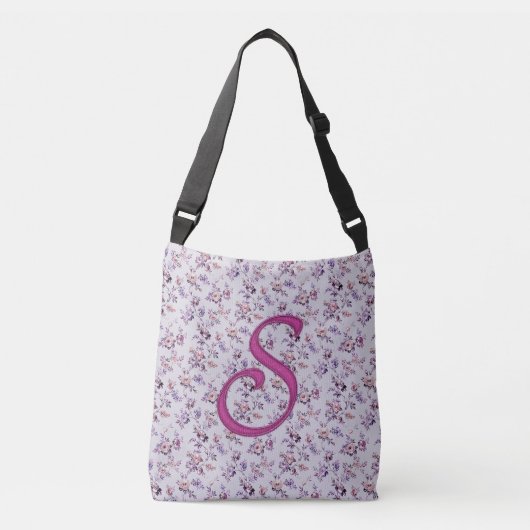 Floral Luxury Monogram S Crossbody Tas (Voorkant)