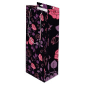 Floral Luxury Wijn Cadeautas (Voorkant Gekanteld)