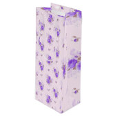 Floral Luxury Wijn Cadeautas (Voorkant Gekanteld)