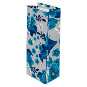 Floral Luxury Wijn Cadeautas (Voorkant Gekanteld)
