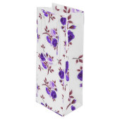 Floral Luxury Wijn Cadeautas (Voorkant Gekanteld)