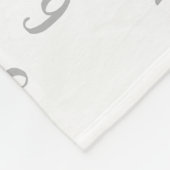 Floral Maandelijkse Foto Baby Blanket Fleece Deken (Hoek)