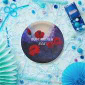 Floral Magic Custom Verjaardagspapier Borden Papieren Bordje (Feest)