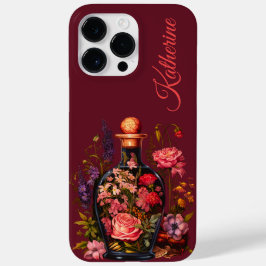 Floral Magic Potion - Witchy Vibes Custom Name Case-Mate iPhone 14 Pro Max Hoesje