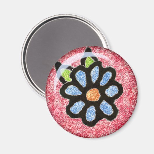 Floral Magnet (Voorkant / Achterkant)