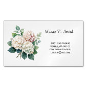 Floral Magnetic Calling Card Magnetisch Visitekaartje (Voorkant)