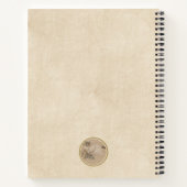 Floral Magnolia Fine Art Antiek Japans schilderen Notitieboek (Achterkant)