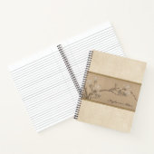 Floral Magnolia Fine Art Antiek Japans schilderen Notitieboek (Binnen)