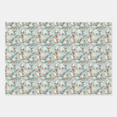 Floral Magnolias Decoupage Inpakpapier Vel (Voorkant 3)