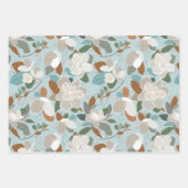 Floral Magnolias Decoupage Inpakpapier Vel (Voorkant 2)