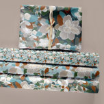 Floral Magnolias Decoupage Inpakpapier Vel<br><div class="desc">Modern magnolia floral patroonpatroon van Studio Posies.  mix van grijs,  blauw en browns.</div>